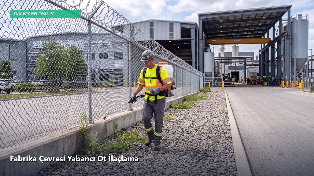 Fabrika Çevresi Yabancı Ot İlaçlama